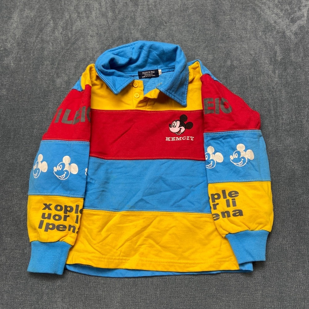 Tediun Pag Rugby Polo Shirt Boys 12 Multi Colorblock Kemciy Graphic Print Tennis